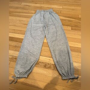 SHOSHO Women Elastic Waist Grey Lounge Pants